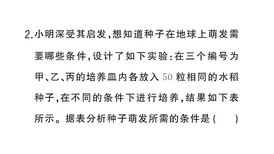 初中生物新人教版七年级下册第三单元第一章微专题一 被子植物的一生作业课件2025春第4页