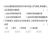 初中生物新人教版七年級(jí)下冊第三單元第二章綜合訓(xùn)練作業(yè)課件2025春