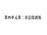 初中生物新人教版七年級(jí)下冊(cè)第四單元第二章總結(jié)訓(xùn)練作業(yè)課件2025春