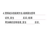 初中生物新北師大版七年級(jí)下冊(cè)第4單元第6章第1節(jié) 人類的食物作業(yè)課件2025春