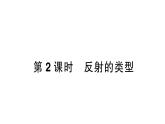 初中生物新北師大版七年級下冊第4單元第10章第1節(jié)第2課時 反射的類型作業(yè)課件2025春