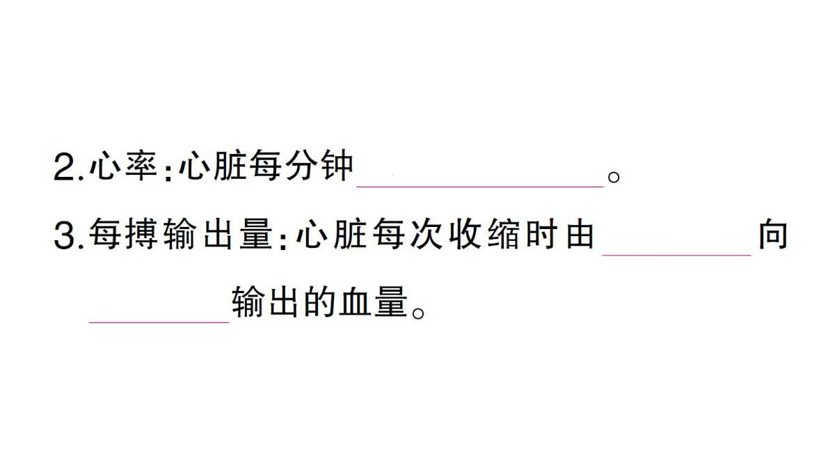 初中生物新北师大版七年级下册第4单元第7章第2节第1课时 血管和心脏作业课件2025春第5页