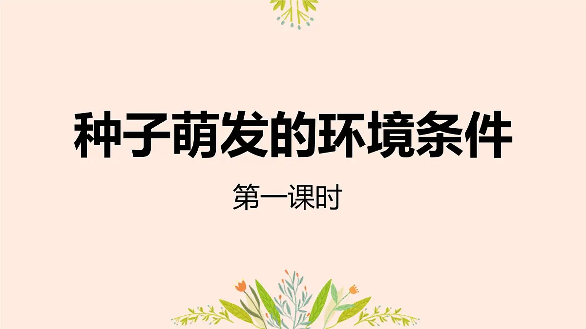 3.1.1 种子的萌发 课件-2024-2025学年人教版生物七年级下册第5页