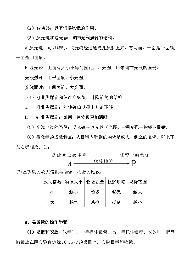 2025年中考生物一轮复习：七八年级知识点考点提纲第2页