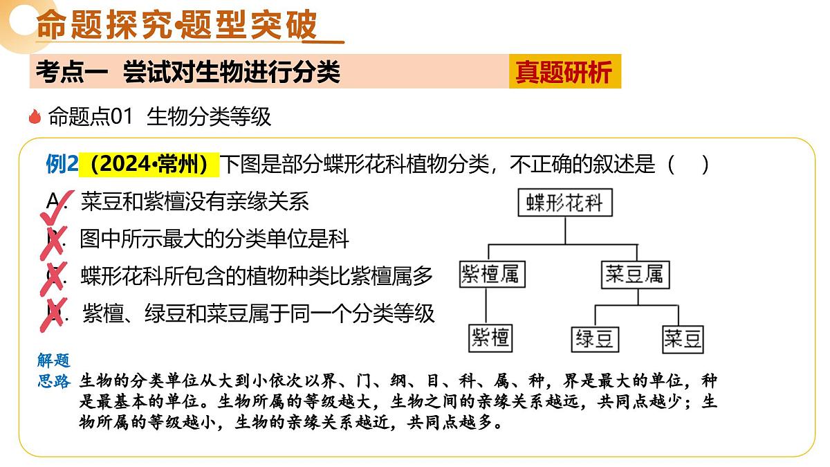主题二 生物的多样性（二轮突破课件）2025年中考生物二轮复习讲练测（江苏专用）第8页