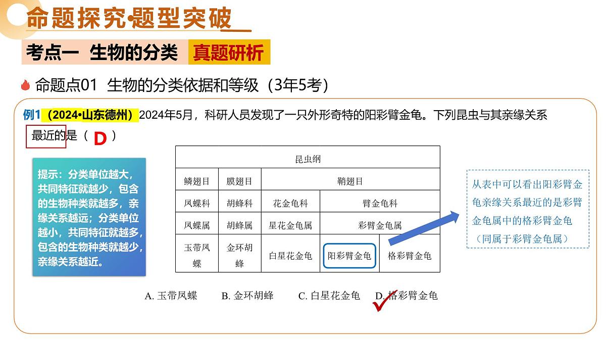 主题二 生物的多样性（二轮突破课件）2025年中考生物二轮复习讲练测第6页