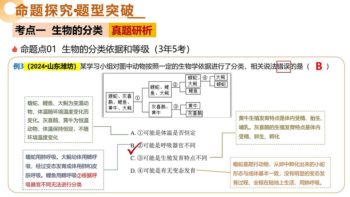 主题二 生物的多样性（二轮突破课件）2025年中考生物二轮复习讲练测第8页