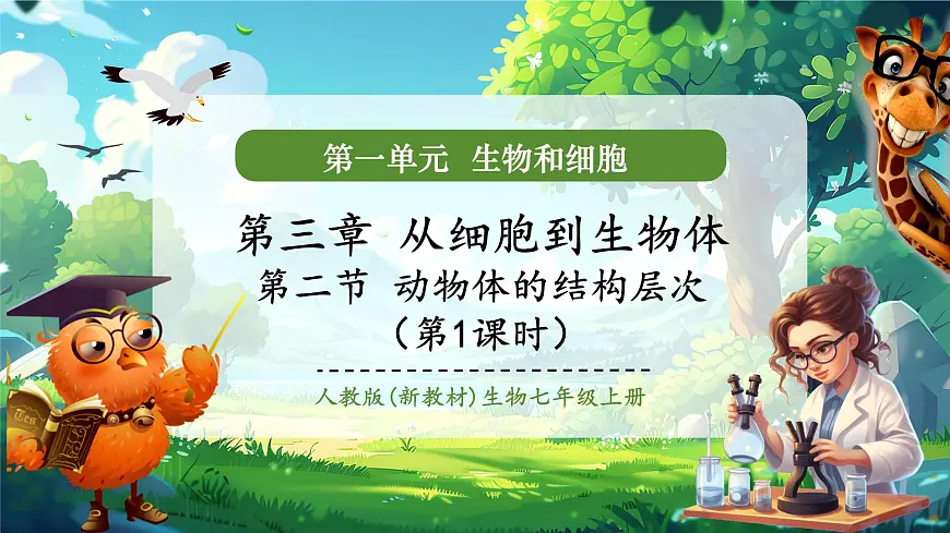 《1.3.2.1动物体的结构层次（第一课时）》课件第1页