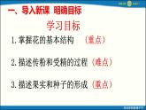 人教版初中生物七下第三單元第一章第三節(jié) 《 開花和結(jié)果》 PPT課件