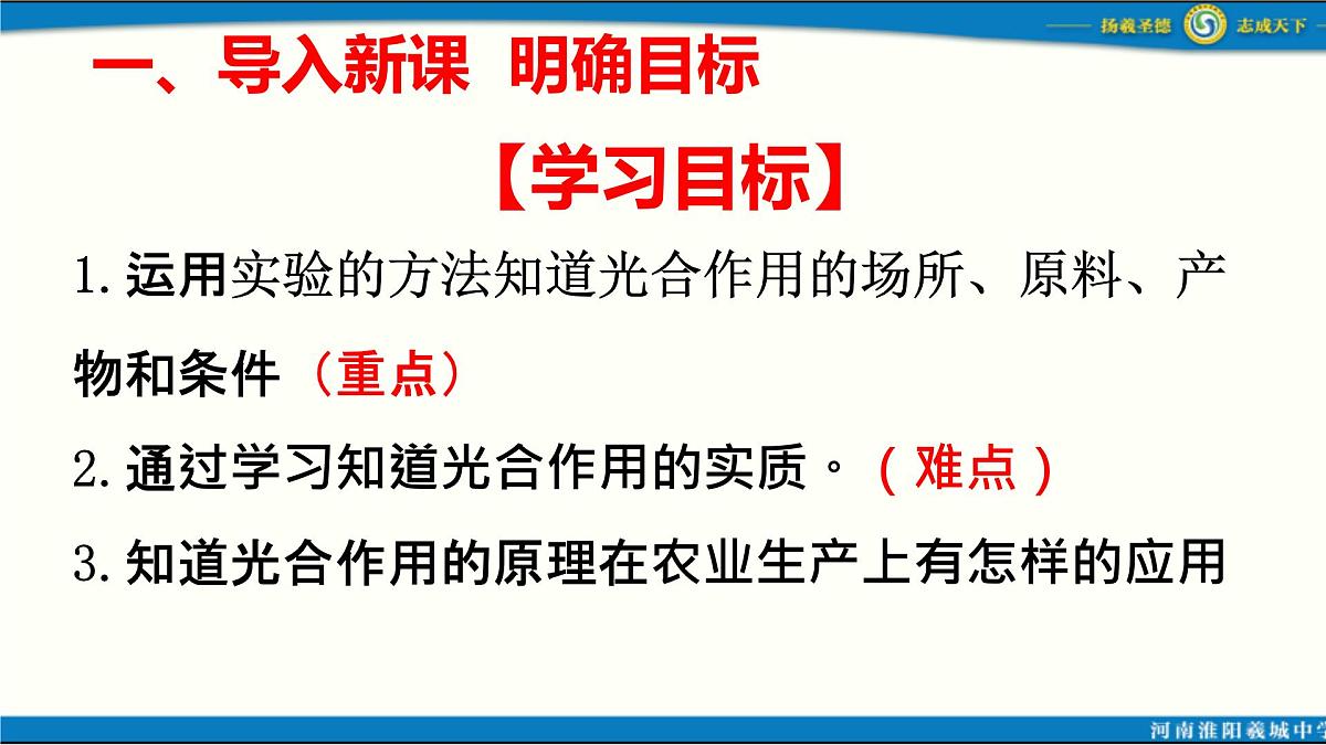 人教版初中生物七下第三单元第二章第二节 《光合作用》 PPT课件第2页