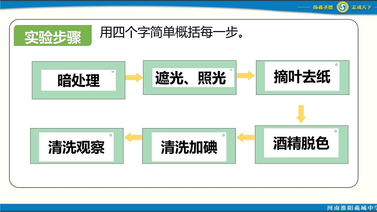 人教版初中生物七下第三单元第二章第二节 《光合作用》 PPT课件第7页