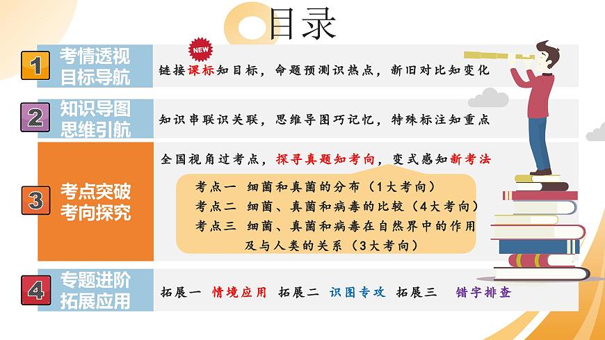 第19讲 细菌、真菌和病毒 2025年中考生物一轮复习讲练测（全国通用） 课件第2页
