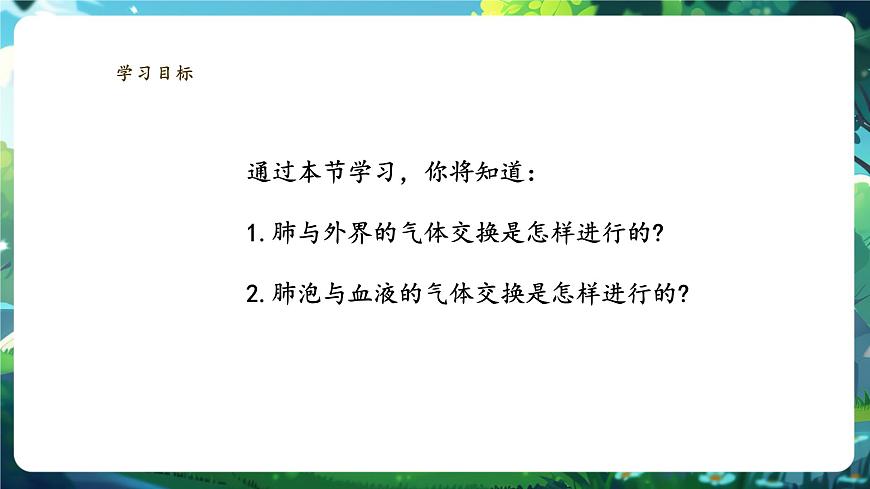 【大单元教学】人教版生物七下4.3.2发生在肺内的气体交换 课件(共28张PPT)+视频素材第2页