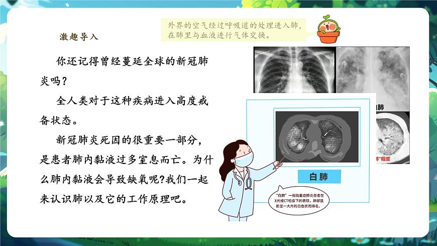 【大单元教学】人教版生物七下4.3.2发生在肺内的气体交换 课件(共28张PPT)+视频素材第3页