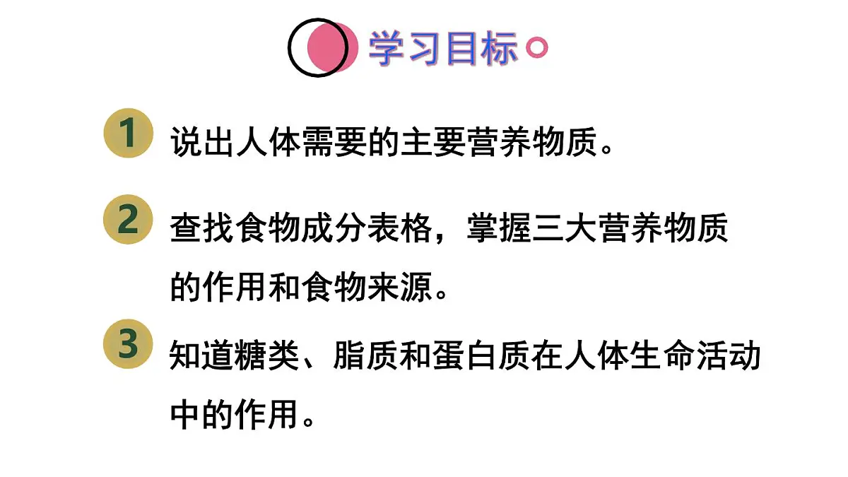 初中生物新人教版七年级下册4.2第一节第一课时 糖类、脂质、蛋白质的作用教学课件2025春第2页