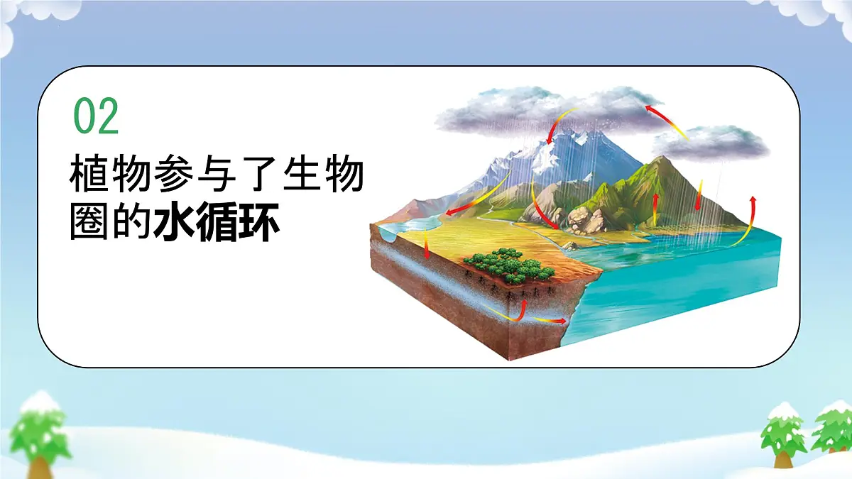 初中 生物 人教版（2024） 七年级下册3.2.4 植物在自然界中的作用 课件第8页