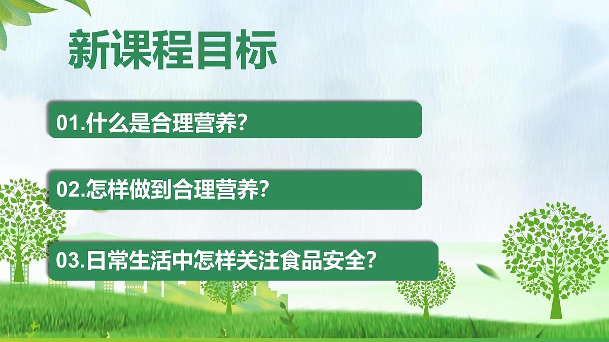 初中  生物 人教版（2024）七年级下册4.2.3 合理营养与食品安全 课件第3页