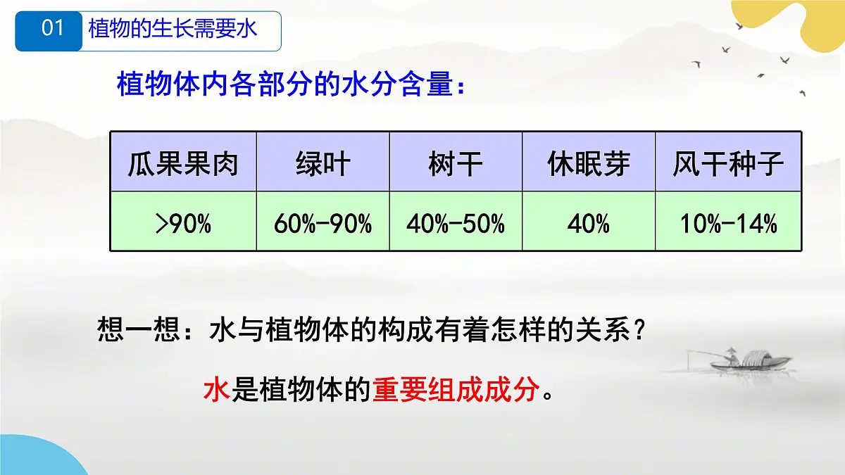 初中 生物 苏科版（2024） 七年级下册5.11.2 植物的生长（第2课时）课件第5页