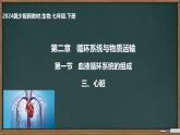 初中  生物  冀少版（2024） 七年級(jí)下冊(cè)3.2.1.3 血液循環(huán)系統(tǒng)的組成 課件
