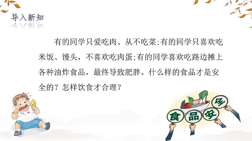 初中 生物 冀少版（2024）七年级下册3.1.4 食品安全与合理饮食 课件2第3页