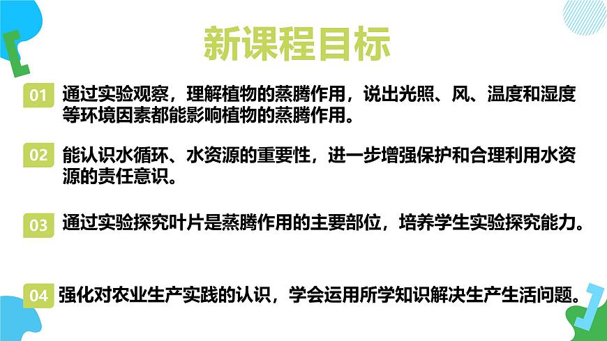 4.10.2 生物圈中的水循环（教学课件）-2024-2025学年七年级生物下册（苏教版2024）第3页