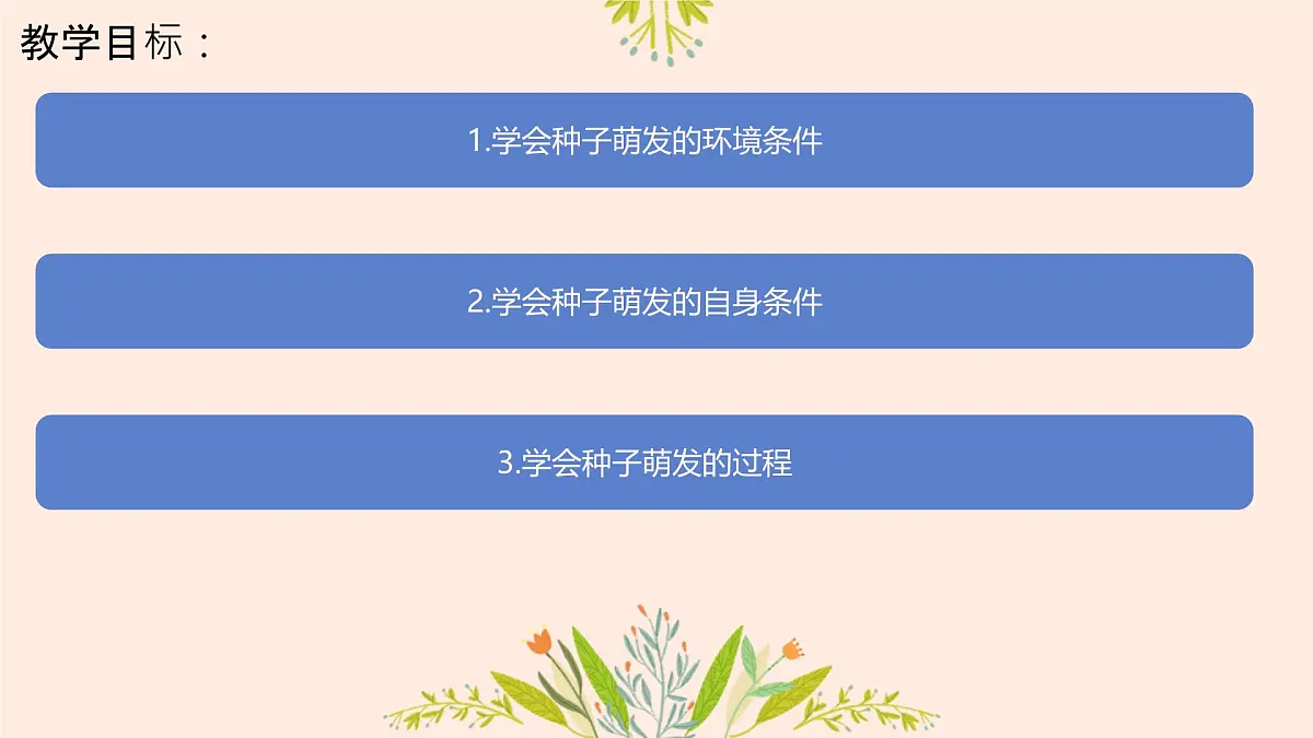 初中生物人教版（2024）七年级下册3.1.1 种子的萌发 课件第2页
