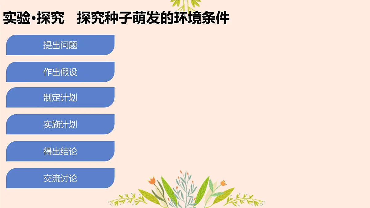 初中生物人教版（2024）七年级下册3.1.1 种子的萌发 课件第7页