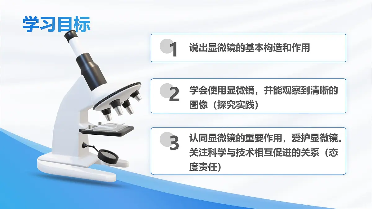 人教版2024七年级上册生物1.2.1 学习使用显微镜 课件第2页