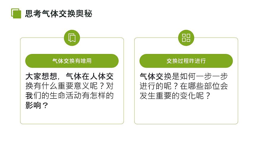 初中生物人教版（2024）七年级下册4.3.2 发生在肺内的气体交换 课件第3页