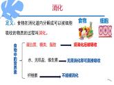 初中生物人教版（2024）七年级下册4.2.2 消化和吸收 课件