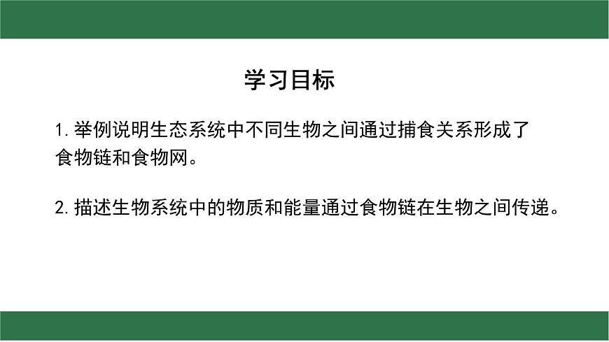 初中生物苏教版（2024）七年级下册3.7.2 食物链和食物网 课件第2页