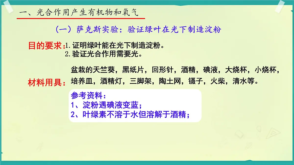 初中生物济南版（2024）七年级下册3.1.3 植物通过光合作用固定光能 课件第4页