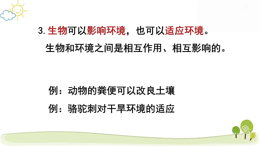 人教版七年级上册生物期末复习课件第7页