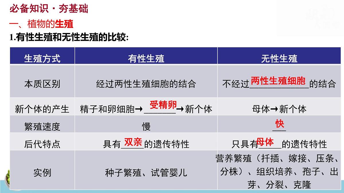 人教版八年级下册生物期末总复习课件第7页