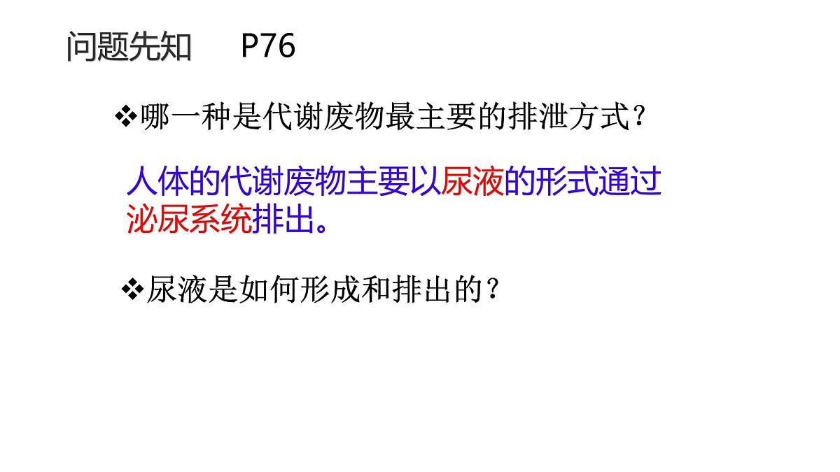 初中生物北师大版（2024）七年级下册4.9.2 尿的形成与排出 课件第3页