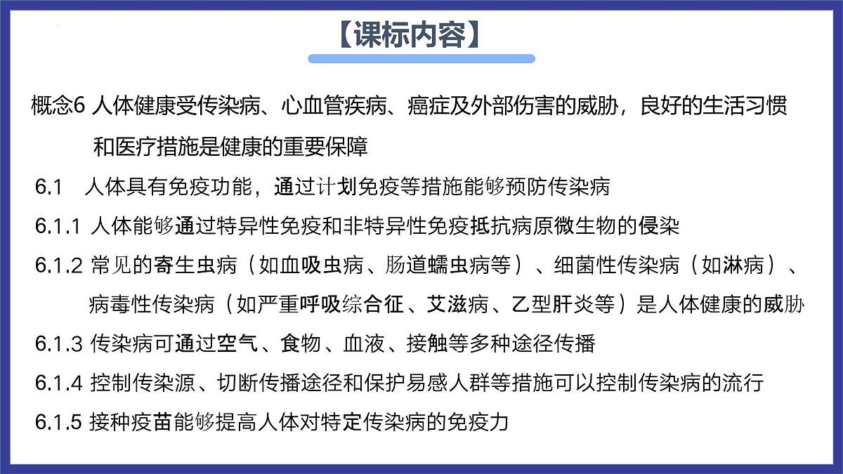 专题复习三 传染病和免疫（复习课件）2025学年七年级生物下学期期中考点大串讲（鲁科版五四学制）第4页