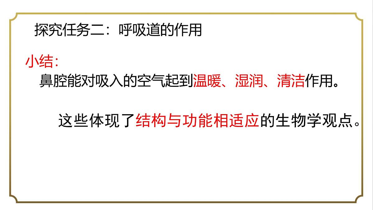 初中生物人教版（2024）七年级下册4.3.1 呼吸道对空气的处理 课件第8页
