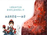 初中生物人教版（2024）七年级下册4.4.2 血流的管道——血管 课件