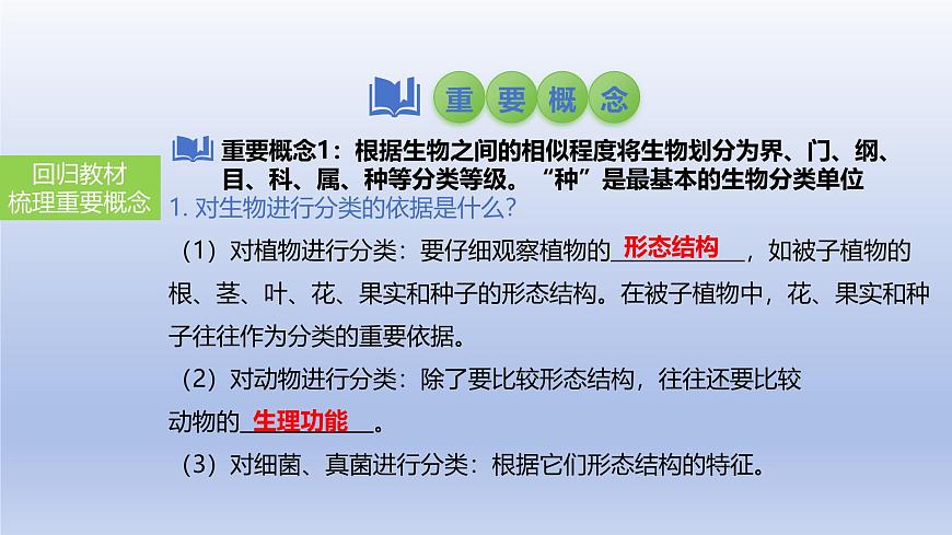 2025年初中生物会考一轮复习课件：第26讲 生物的多样性及其保护第4页