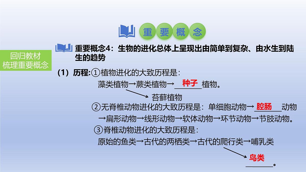 2025年初中生物会考一轮复习课件：第32讲 生命起源和生物进化第7页