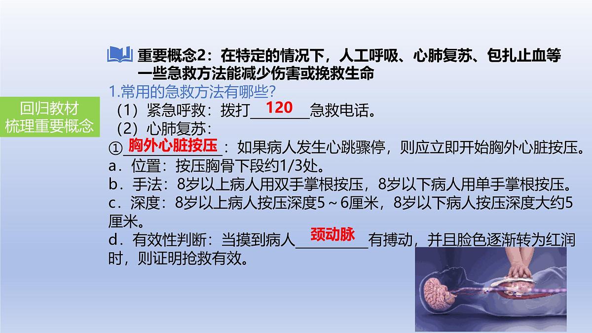 2025年初中生物会考一轮复习课件：第35讲 用药与急救、健康的生活方式第5页