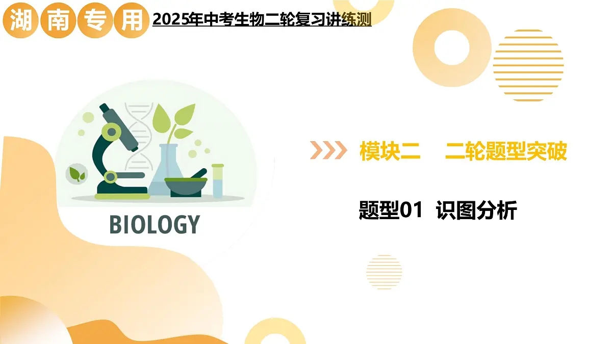 题型01 识图分析（二轮突破课件）2025年中考生物二轮复习讲练测（湖南专用）第1页