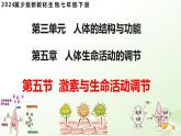 3.5.5 激素與生命活動調(diào)節(jié) 2025學年七年級生物下冊 冀少版2024 課件