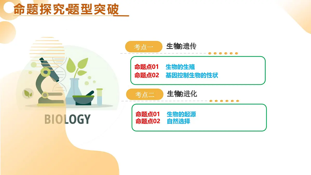主题六 遗传与进化（二轮突破课件）2025年中考生物二轮复习讲练测（江苏专用）第5页