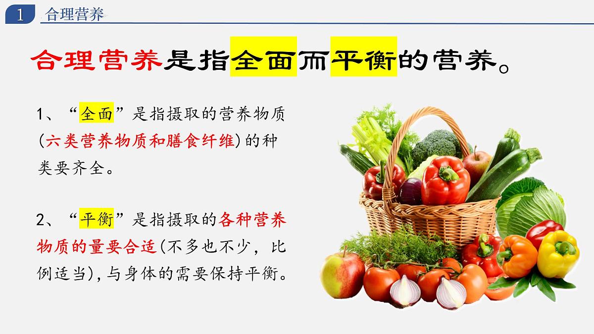 4.2.3 合理营养与食品安全 2025学年七年级生物下册同步教学精美课件（人教版2024）第5页