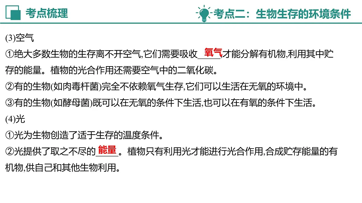 【复习课件】专题01 生物与环境 2025学年七年级生物下学期期中考点大串讲苏教版第4页