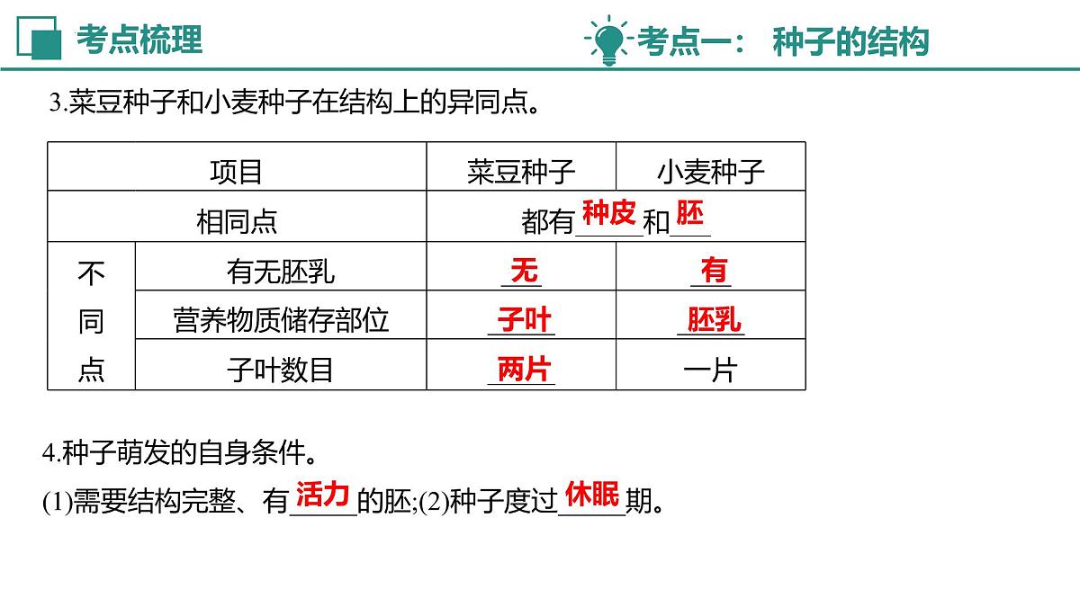 【复习课件】专题02 绿色开花植物的生命周期 2025学年七年级生物下学期期中考点大串讲教版第5页