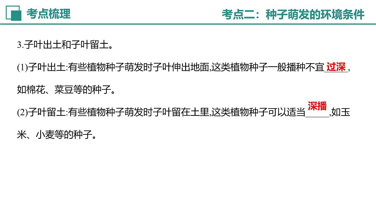 【复习课件】专题02 绿色开花植物的生命周期 2025学年七年级生物下学期期中考点大串讲教版第8页