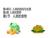 2024-2025學(xué)年北師大版生物七年級(jí)下冊(cè) 4.6.1  人類的食物    課件