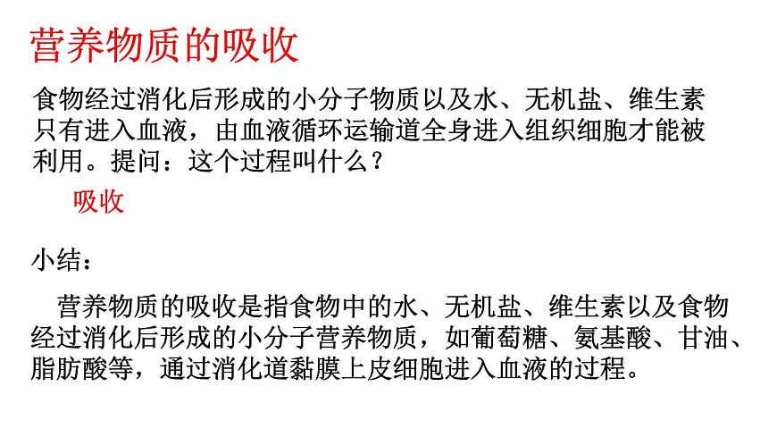 2024-2025学年北师大版生物七年级下册 4.6.2  食物的消化和营养物质的吸收（第2课时） 课件第4页